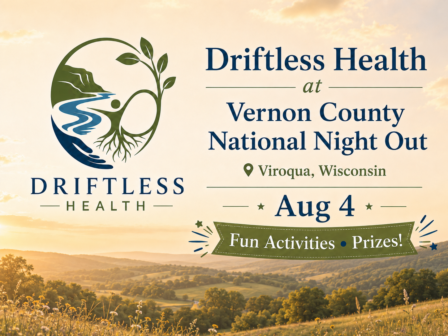 Driftless Health at Vernon County National Night Out 2026